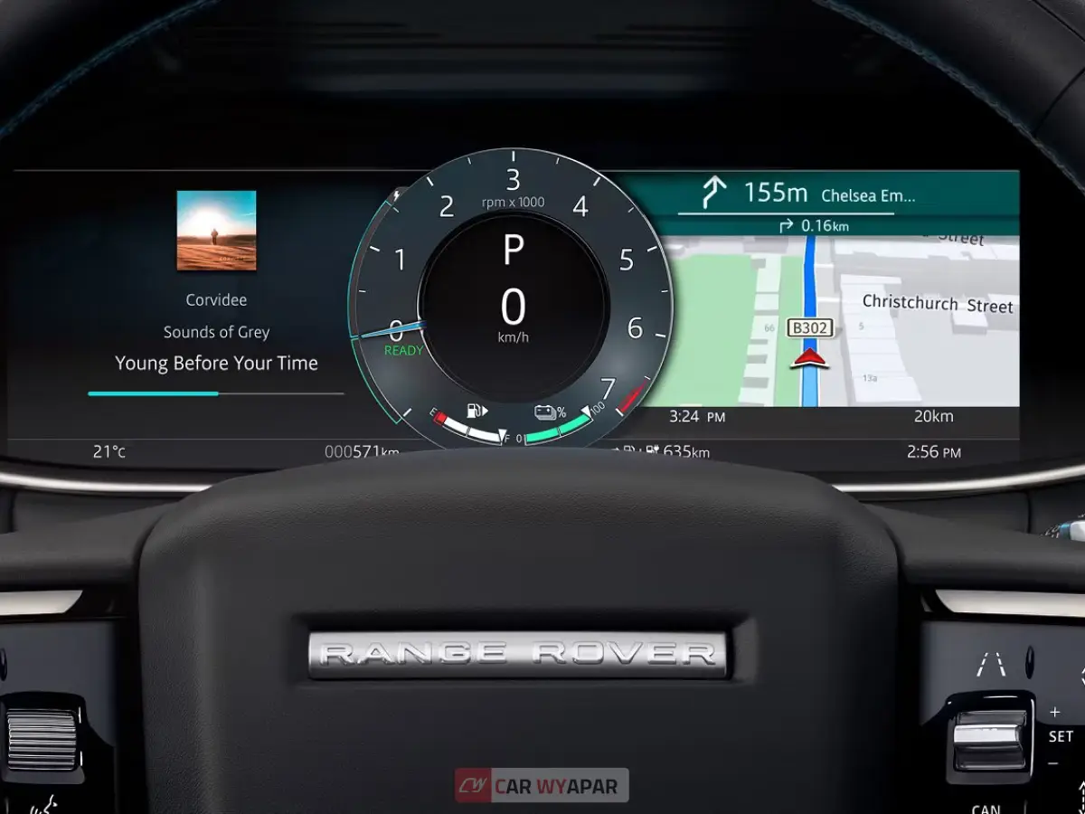 Interactive Display Module A Range Rover Range Rover SV Price, Images, Specs & Variants | CarWyapar