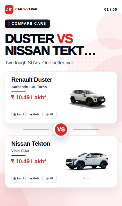 Duster Vs Tekton: Base Model Comparison