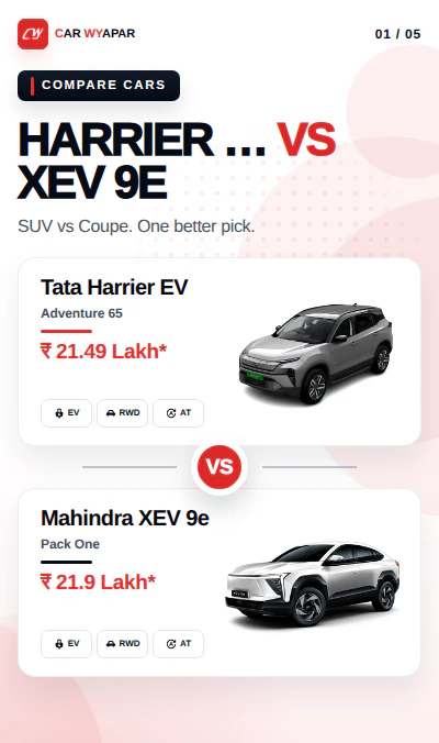Let's Compare Base Variants of Harrier EV and XEV 9e